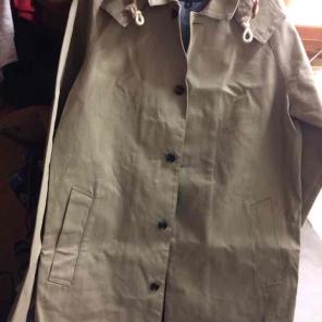Beige trench jacket