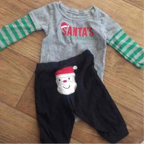 Carter's 9 Month Boys Christmas PJs