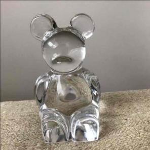 Orrefors Swedish Crystal Teddy Bear