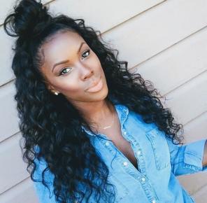 Lace front 18" wig