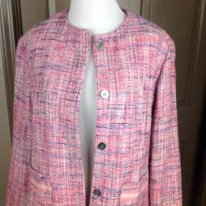 Crazy Horse Blazer Pink Tweed Large