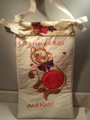 Have a Ball and Knit Banner