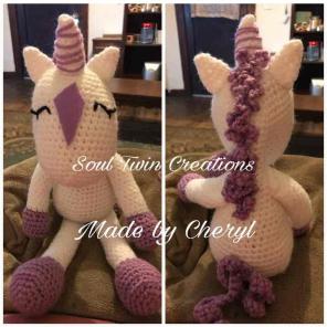 Handmade Crocheted Unicorn