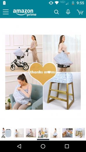 4 in 1 arrow print breastfeeding cover!