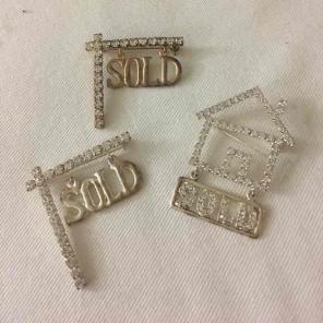 Realtor Real Estate Agent "Sold" Pin