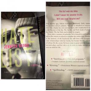 Hate list teen book
