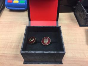 Marvel Comics Cufflinks Iron Man Face