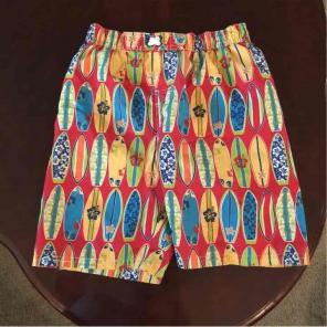 Size 7 boys surfboard swim trunk