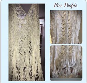Free People Lace Coverup Top Rare!