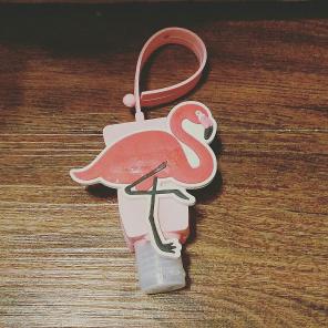 Flamingo hand sanitizer