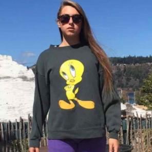 Vintage Tweety Bird Sweatshirt Medium