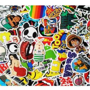 100pcs Cool Mixed Car Sticker(B style)