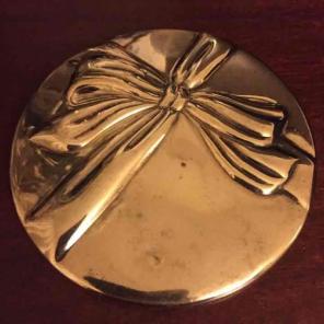 Tiffany & co silver hand purse mirror