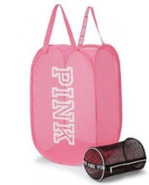 VS PINK Laundry Basket & intimates Bag