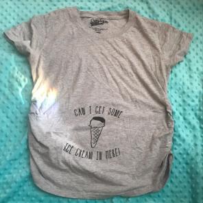 Funny Maternity Tee Large
