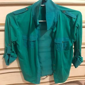 Teal Blouse