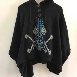 Forever 21 Black Poncho