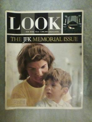 Pair of historical LOOK magazines-JFK