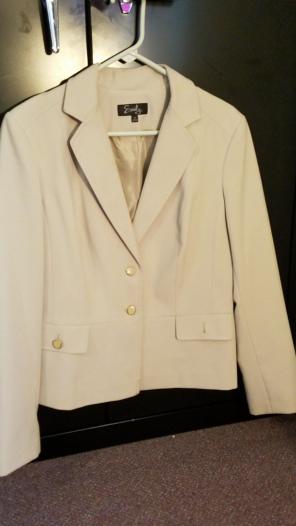 Cream formal suit