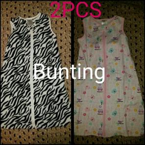 NWOT 2 bundle Bunting blanket