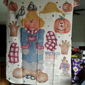 Daisy Kingdom Scarecrow Door Panel