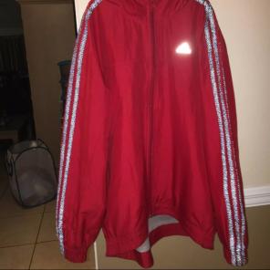 Boys Adidas Windbreaker Jacket L 14-/16