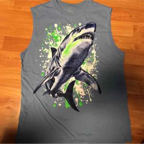 KIDS 2XL (18) SHARK TANKTOP