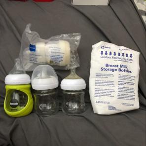 Bottle Lot. 3 Glass And 3 Plastic.