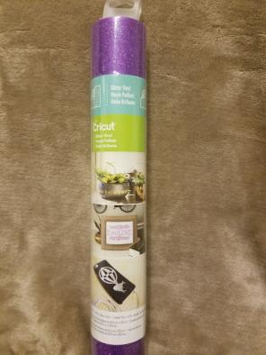 Cricut Glitter Vinyl --- Purple