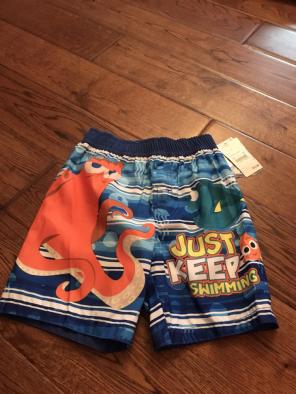 Disney Boys Nemo Dory Swim Trunks NEW 3