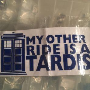 Doctor Who Automobile Sticker