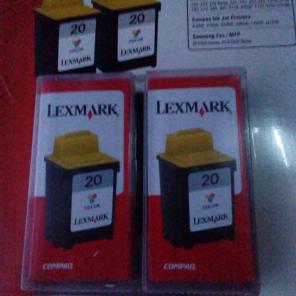 Lexmark number 20 printer ink duel pack