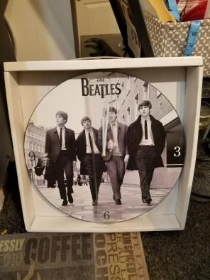The Beatles 13.5" Cordless Wall Clock