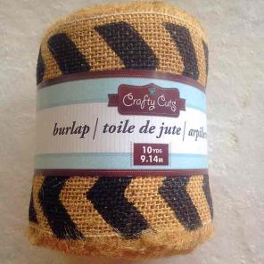 Crafty Cuts Chevron Burlap