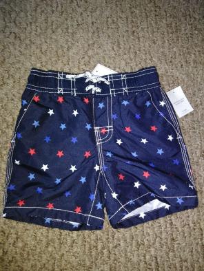NWT baby Gap star swim trunks 18-24 mos