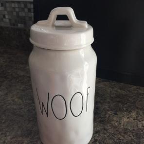 Rae Dunn Woof Cannister