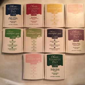 Stampin Up Lot Of 10 Ink Pads