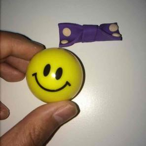 Smiley face and clay ribbon bundle