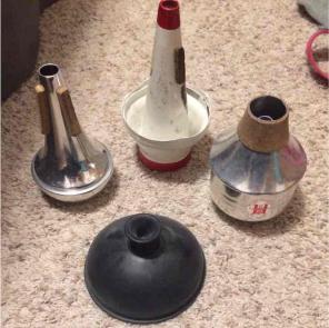 4 trumpet mutes
