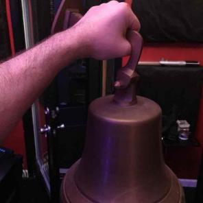 Solid Brass Wall Bell For Bar Or Boat.