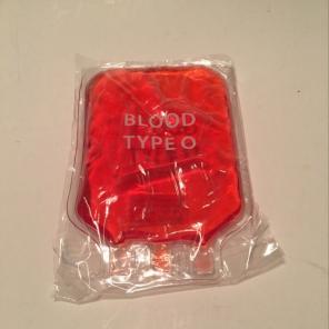 Horror Block Blood Type O Gel Ice Pack