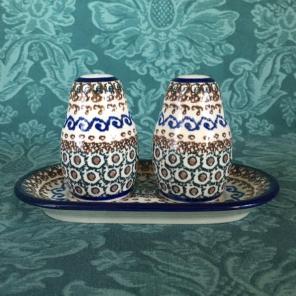 Vtg Polish Unikat Salt Pepper Shakers