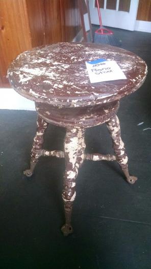 Antique Piano Stool