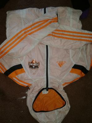 Vintage Adidas Dynamo soccer Windbreaker