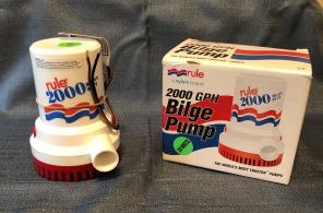 Rule 2000 GPH MARINE Boat BILGE PUMP