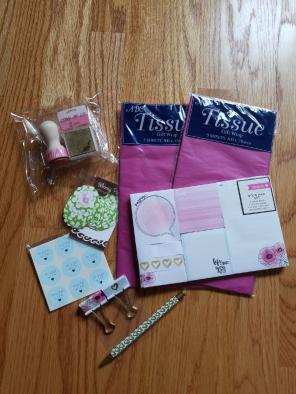 Gift Wrap Cute Stationary Bundle