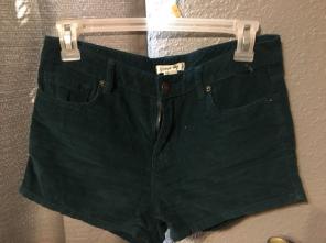 Teal Suede Forever 21 Shorts
