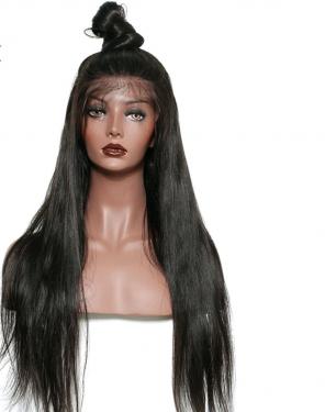 Runway Star lace front human blend wig