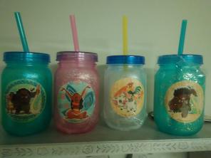 Moana straw cups
