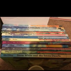 12 Lrg Disney Books